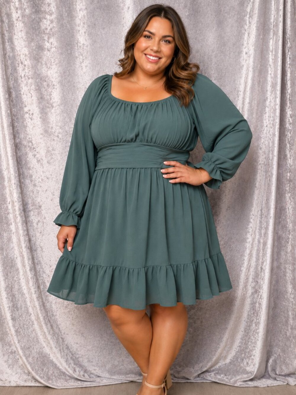 NWT Green Dress by 12CRAZY